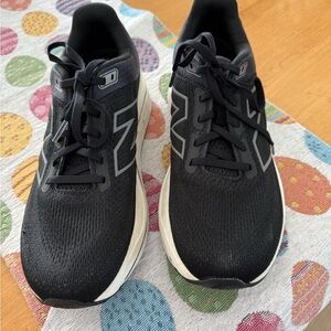 New Balance Black and White Running Shoes